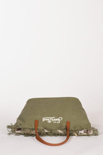 Saint Barth Borsa City Bag Verde/marrone Donna - 6