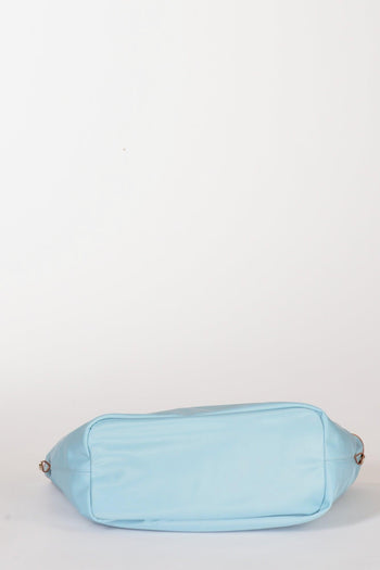 Saint Barth Borsa City Bag Azzurro/marrone Chiaro Donna - 7