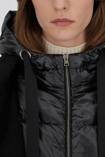 Piumino Bitessuto Nero Donna - 2