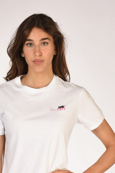 Saint Barth Tshirt Emilie Bianco Donna