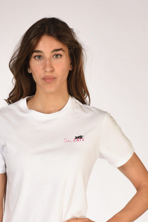Saint Barth Tshirt Emilie Bianco Donna