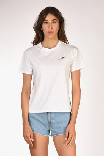 Saint Barth Tshirt Emilie Bianco Donna - 2