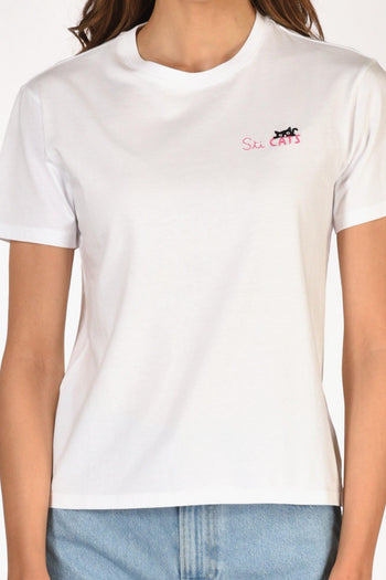 Saint Barth Tshirt Emilie Bianco Donna - 3