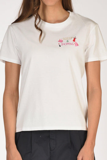 Saint Barth Tshirt Emilie Bianco Donna - 3