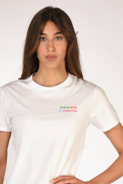 Saint Barth Tshirt Emilie Bianco Donna