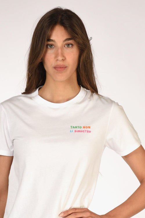 Saint Barth Tshirt Emilie Bianco Donna