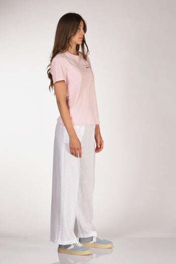 Saint Barth Tshirt Emilie Rosa/bianco Donna - 4