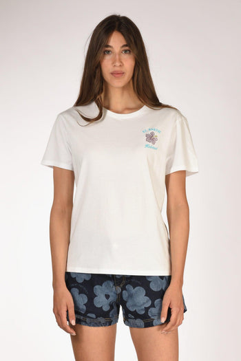 Saint Barth Tshirt Emilie Bianco Donna - 2
