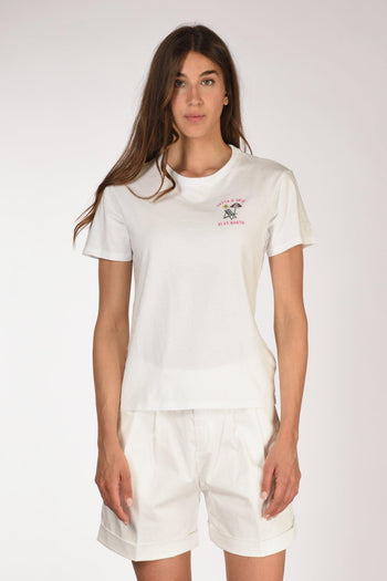 Saint Barth Tshirt Emilie Bianco Donna - 2