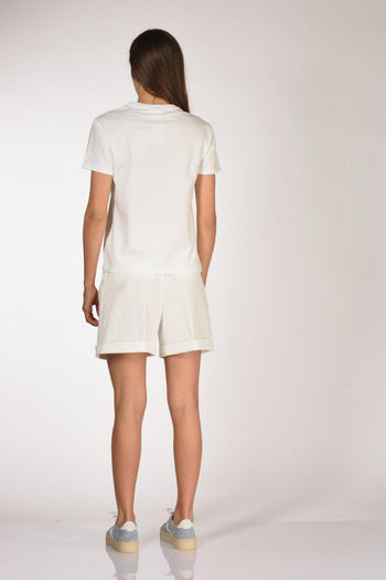 Saint Barth Tshirt Emilie Bianco Donna - 5