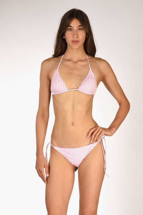 Saint Barth Bikini Rosa/bianco Donna