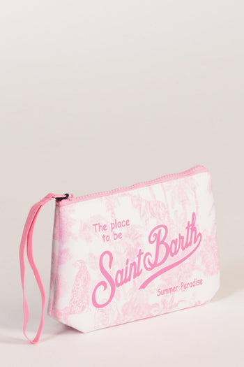 Saint Barth Pochette Aline Bianco/rosa Donna - 2