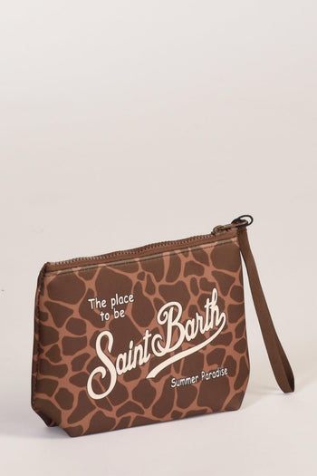 Saint Barth Pochette Aline Marrone Chiaro/marrone Scuro Donna - 3