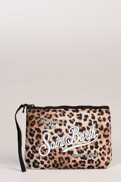 Saint Barth Pochette Aline Beige/nero Donna