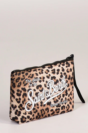 Saint Barth Pochette Aline Beige/nero Donna - 4