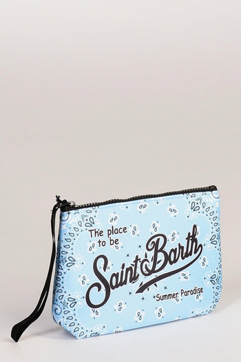 Saint Barth Pochette Aline Azzurro Donna - 3