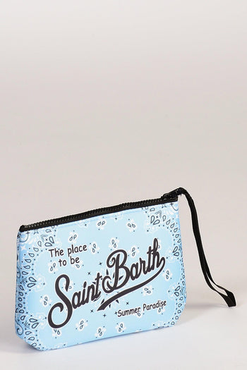 Saint Barth Pochette Aline Azzurro Donna - 4