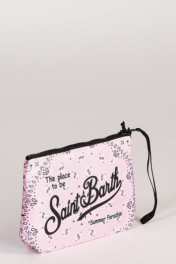 Saint Barth Pochette Aline Rosa/bianco Donna - 4