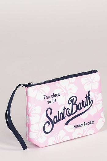 Saint Barth Pochette Aline Rosa/bianco Donna - 3