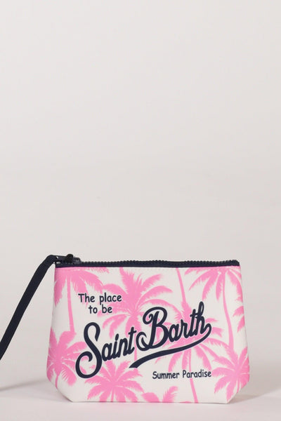Saint Barth Pochette Aline Bianco/rosa Donna