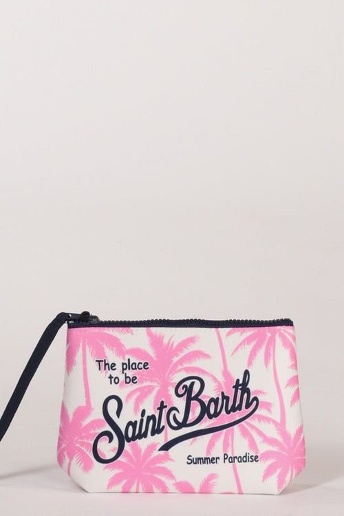Saint Barth Pochette Aline Bianco/rosa Donna