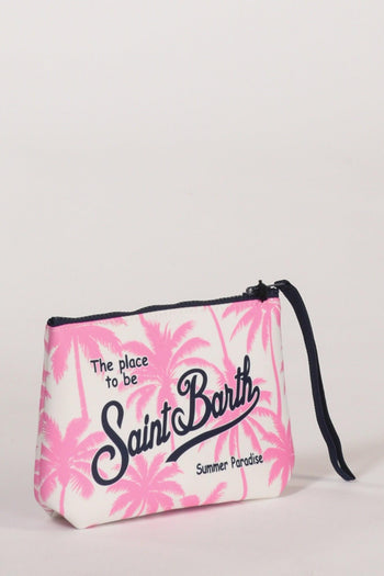 Saint Barth Pochette Aline Bianco/rosa Donna - 4