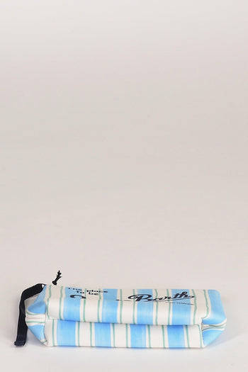 Saint Barth Pochette Aline Azzurro/bianco/verde Donna - 6