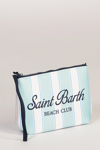 Saint Barth Pochette Aline Bianco/verde/azzurro Donna - 3