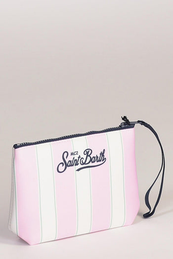 Saint Barth Pochette Aline Rosa/verde/bianco Donna - 4