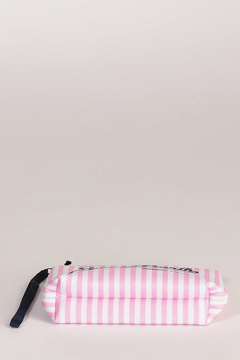 Saint Barth Pochette Aline Rosa/bianco Donna - 6