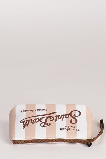 Saint Barth Pochette Aline Beige/bianco Donna - 5