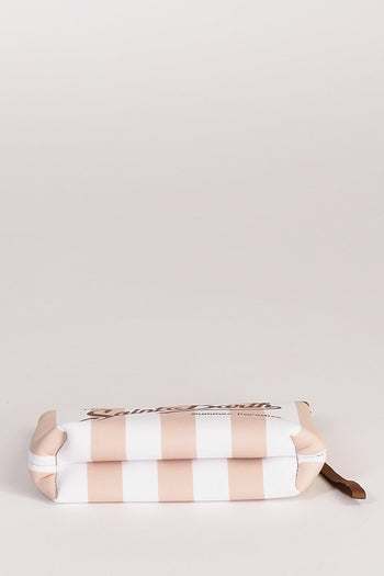 Saint Barth Pochette Aline Beige/bianco Donna - 6