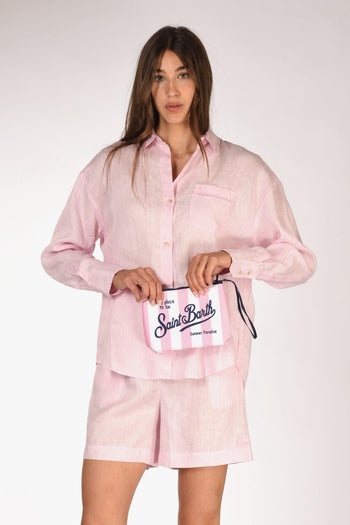 Saint Barth Pochette Aline Rosa/bianco Donna - 2