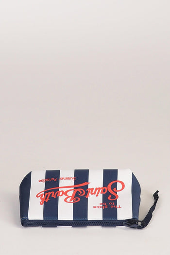 Saint Barth Pochette Aline Blu/bianco Donna - 5