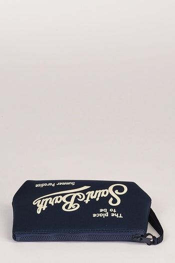 Saint Barth Pochette Aline Blu Donna - 5