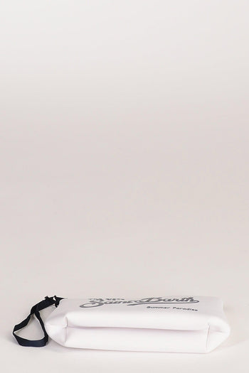 Saint Barth Pochette Aline Bianco/blu Donna - 6
