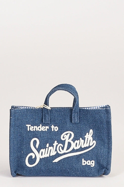 Saint Barth Phone Bag Blu Donna