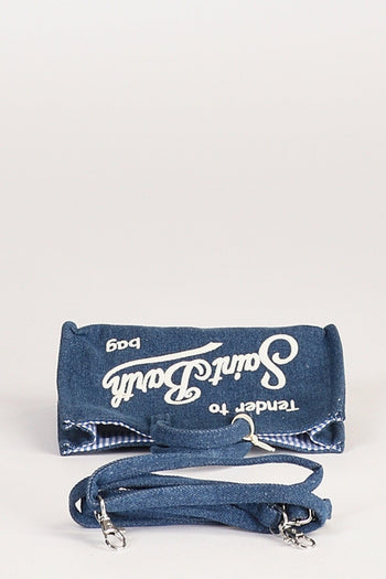 Saint Barth Phone Bag Blu Donna - 5