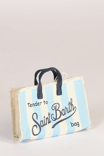 Saint Barth Phone Bag Azzurro Donna - 2