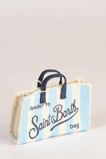 Saint Barth Phone Bag Azzurro Donna - 3