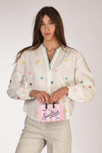 Saint Barth Phone Bag Rosa Donna - 2