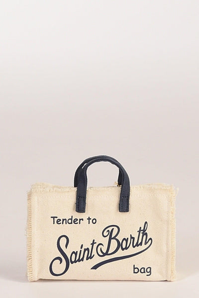 Saint Barth Phone Bag Bianco/blu Donna