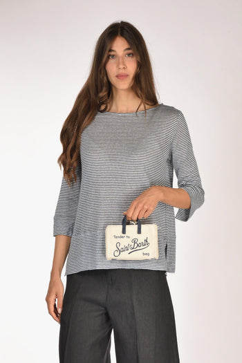 Saint Barth Phone Bag Bianco/blu Donna - 2