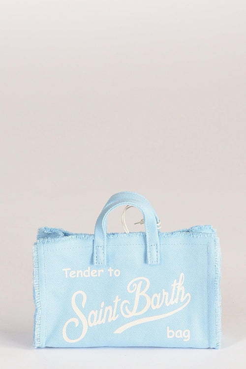 Saint Barth Phone Bag Azzurro/bianco Donna