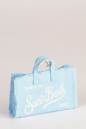 Saint Barth Phone Bag Azzurro/bianco Donna - 3