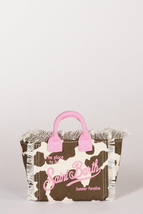 Saint Barth Borsa Vanity Mini Marrone/rosa Donna