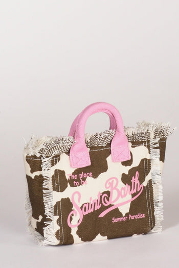 Saint Barth Borsa Vanity Mini Marrone/rosa Donna - 5