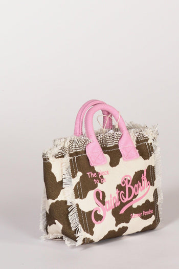 Saint Barth Borsa Vanity Mini Marrone/rosa Donna - 6