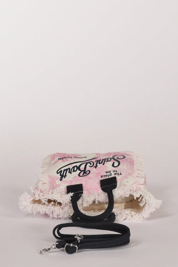 Saint Barth Borsa Vanity Mini Bianco/rosa Donna - 5