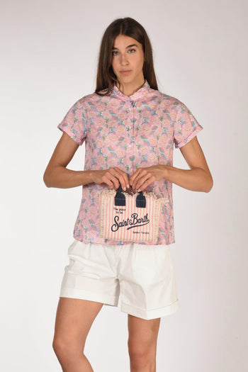 Saint Barth Borsa Vanity Mini Rosa/bianco Donna - 2
